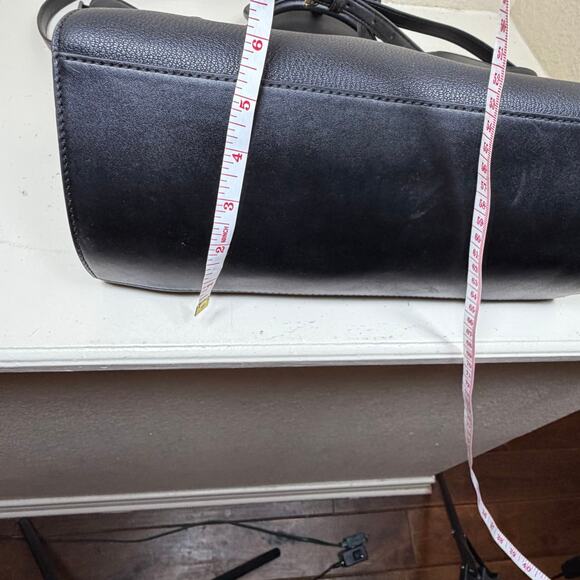 Michael Kors Avril Large Pebbled Leather Top-Zip Satchel in black w/COA - Picture 6 of 14